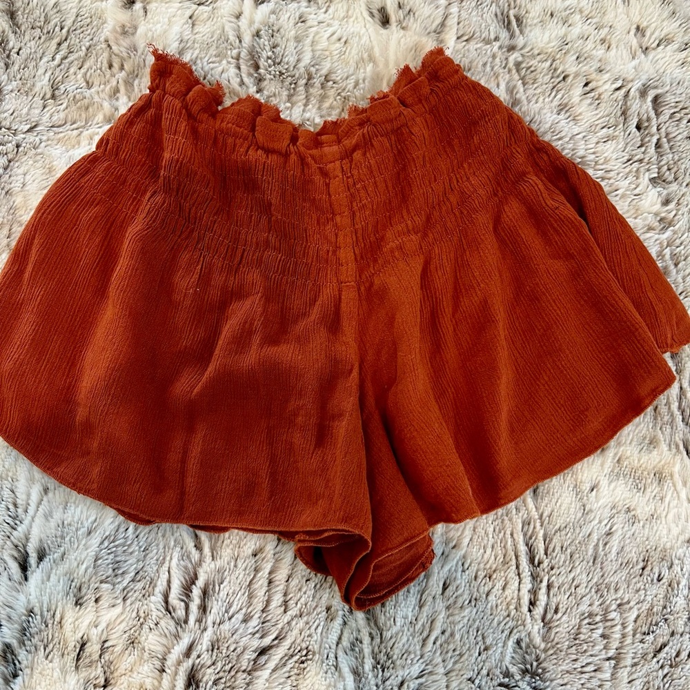 Free People Rust Shorts - Picture 4 of 4
